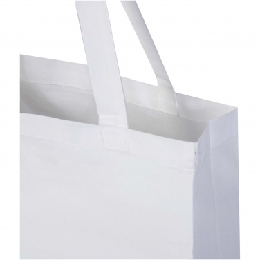 Logotrade promotional items photo of: Madras 140 g/m² GRS recycled cotton gusset tote bag