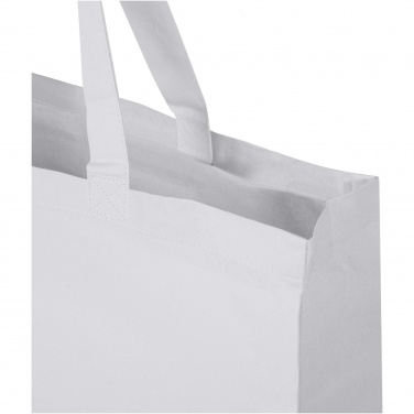 Logo trade advertising products picture of: Odessa 220 g/m² GRS recycled cotton large tote bag