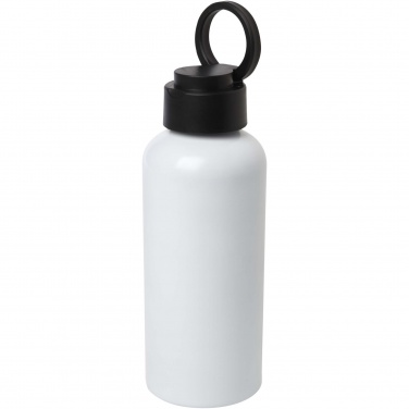 Logotrade promotional item image of: Trinity 600 ml RCS certified recycled aluminium water bottle with RPET lid