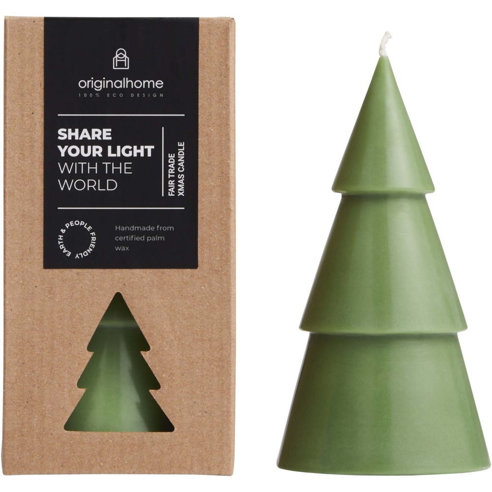 Logotrade promotional merchandise picture of: Originalhome Xmas tree candle - L