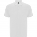 Centauro Premium short sleeve unisex polo, White