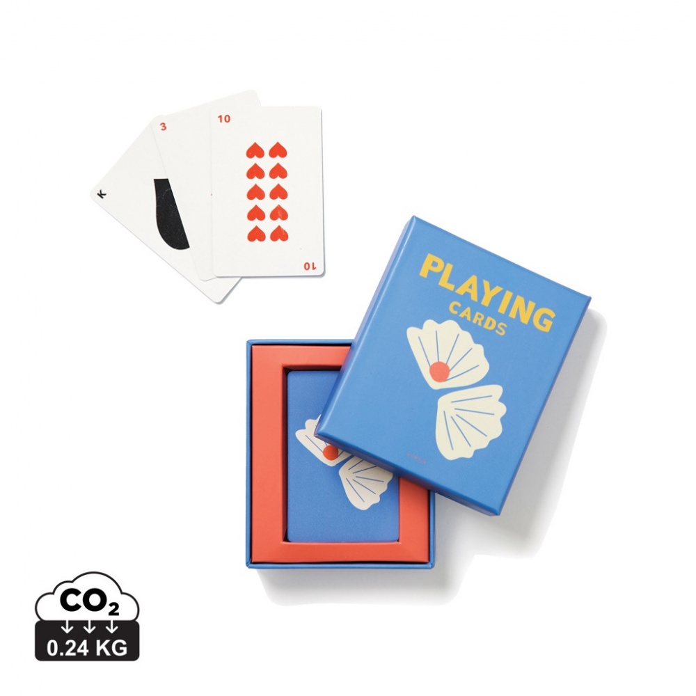 Logotrade promotional product image of: VINGA Playing cards coffee table edt.
