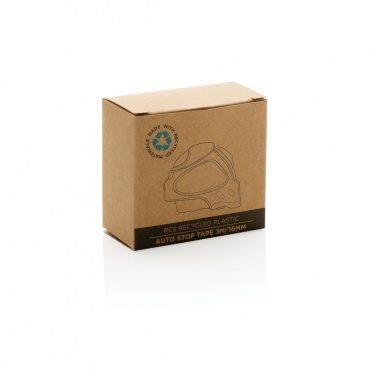 Logo trade business gift photo of: RCS recycled plastic Auto stop tape 3m/16mm