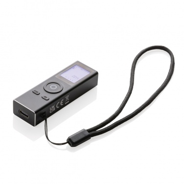 Logo trade promotional gifts image of: Gear X RCS recycled aluminum 30 metre laser measure