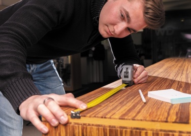 Logotrade promotional item picture of: Measuring tape with carabiner