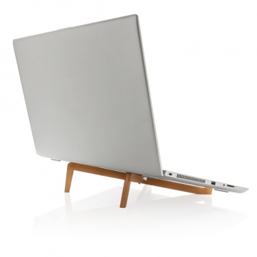 Logotrade corporate gift picture of: Bamboo portable laptop stand