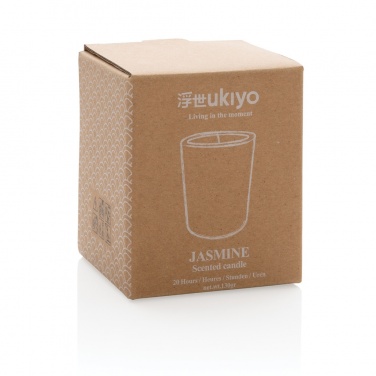 Logo trade corporate gifts picture of: Ukiyo small scented candle in glass