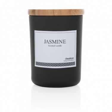 Logotrade promotional merchandise picture of: Ukiyo deluxe scented candle with bamboo lid