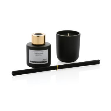 Logo trade promotional giveaways image of: Ukiyo candle and fragrance sticks gift set