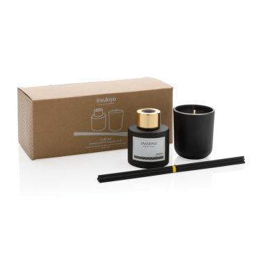 Logo trade promotional merchandise picture of: Ukiyo candle and fragrance sticks gift set