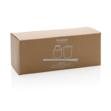 Logo trade business gift photo of: Ukiyo candle and fragrance sticks gift set