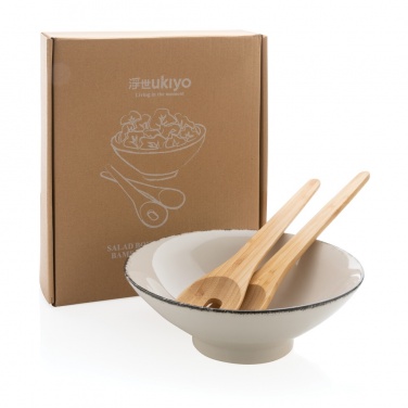 Logotrade corporate gifts photo of: Ukiyo salad bowl with bamboo salad server