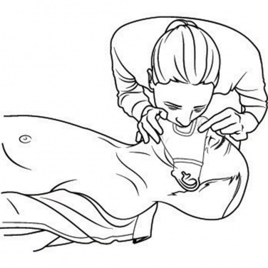 Logo trade promotional merchandise photo of: Keychain CPR mask