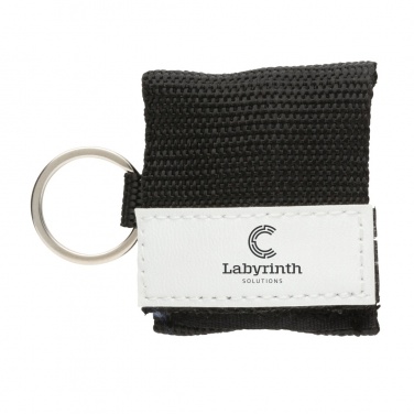Logo trade promotional gifts image of: Keychain CPR mask