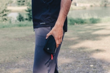 Logotrade promotional item image of: RCS recycled nubuck PU pouch first aid set mailable