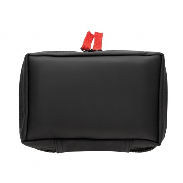 Logo trade corporate gift photo of: RCS recycled nubuck PU pouch  first aid set