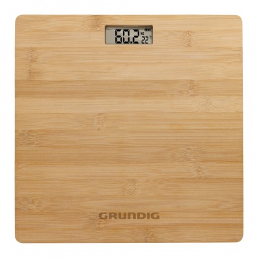 Logotrade promotional gifts photo of: Grundig Bamboo Digital Body Scale