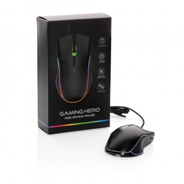 Logo trade promotional giveaways picture of: RGB gaming mouse