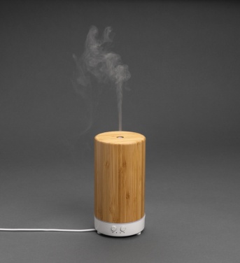 Logo trade promotional products image of: RCS recycled plastic and bamboo aroma diffuser