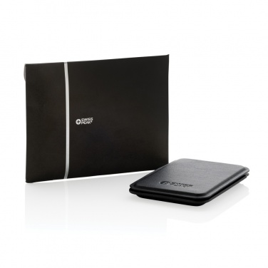 Logotrade promotional giveaway picture of: Magstand RCS recycled PU magnetic phone wallet with stand