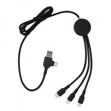 Logotrade advertising products photo of: Light up logo 6-in-1 cable