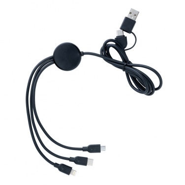 Logotrade promotional merchandise image of: RCS recycled TPE and recycled plastic 6-in-1 cable