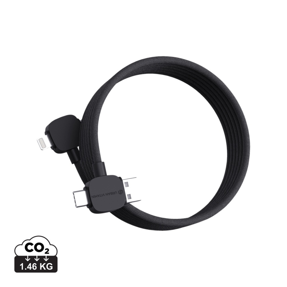 Logotrade promotional merchandise picture of: Urban Vitamin Stockton 65W RCS RTPE/RPET magnetic cable