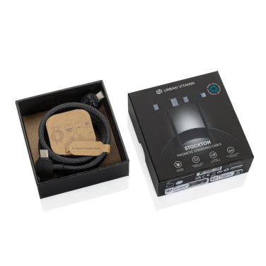 Logo trade promotional item photo of: Urban Vitamin Stockton 65W RCS RTPE/RPET magnetic cable