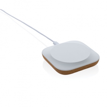 Logo trade advertising products picture of: Oregon RCS recycled plastic and cork 10W wireless