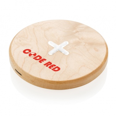 Logotrade promotional giveaway picture of: 5W wood wireless charger