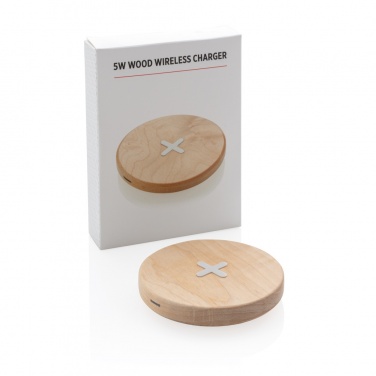 Logotrade promotional merchandise picture of: 5W wood wireless charger