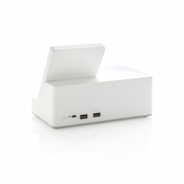 Logo trade promotional gift photo of: Ontario 5W wireless charger with speaker