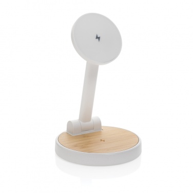 Logotrade promotional merchandise photo of: Ontario RCS rplastic 15W magnetic charging 2 in 1 stand