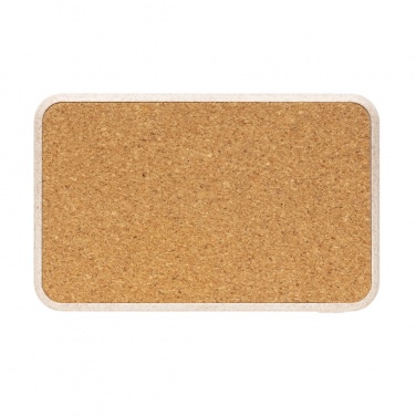Logo trade promotional products picture of: Cork and Wheat 5.000 mAh pocket powerbank