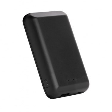 Logo trade promotional merchandise picture of: Magnetic 5.000 mAh 5W wireless powerbank