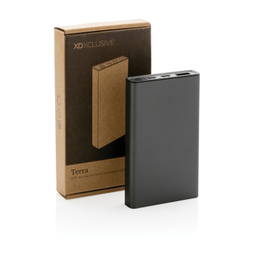 Logotrade promotional gift image of: Terra RCS recycled aluminium powerbank 5.000 mAh