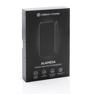 Logo trade corporate gifts picture of: Urban Vitamin Alameda 10.000 mAh 18W PD powerbank