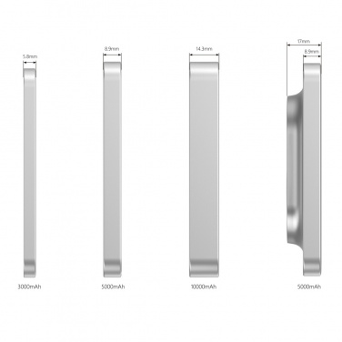 Logotrade promotional gift picture of: Urban Vitamin Malibu RCS plastic/alu 5000 mah powerbank