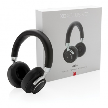 Logo trade promotional products image of: Aria Wireless Comfort Headphones