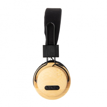 Logotrade advertising product image of: Bamboo wireless headphone