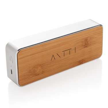 Logotrade promotional product image of: Nevada Bamboo 3W wireless speaker