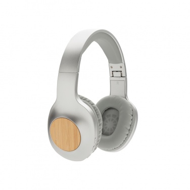 Logo trade advertising product photo of: Dakota Bamboo wireless headphone