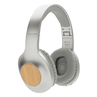 Logo trade business gift photo of: Dakota Bamboo wireless headphone