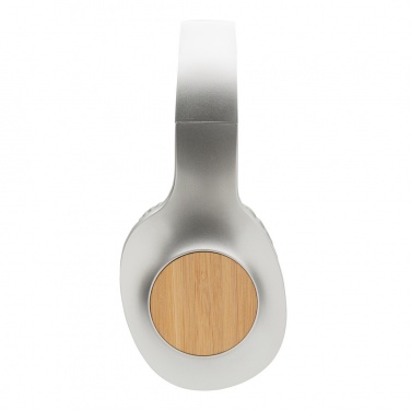 Logo trade advertising products picture of: Dakota Bamboo wireless headphone