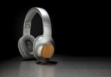 Logotrade promotional gift picture of: Dakota Bamboo wireless headphone
