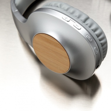 Logotrade promotional merchandise image of: Dakota Bamboo wireless headphone