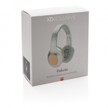 Logotrade advertising product image of: Dakota Bamboo wireless headphone