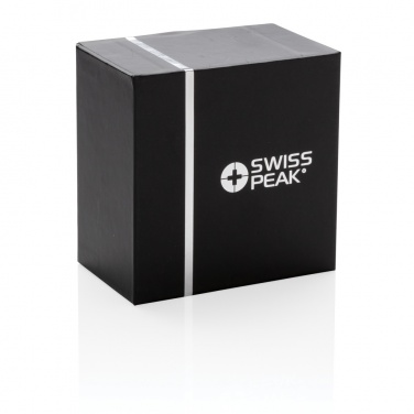 Logo trade promotional gifts image of: Swiss peak 5W wireless bass speaker
