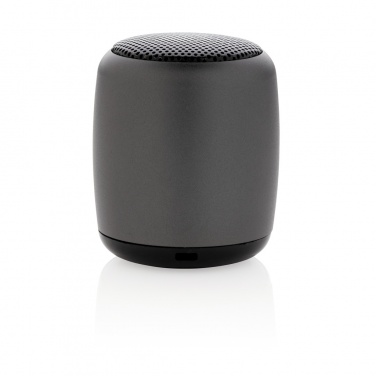 Logo trade promotional merchandise picture of: Mini aluminium wireless speaker