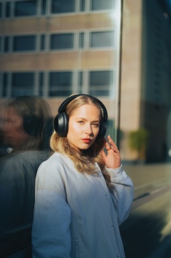 Logo trade promotional merchandise photo of: Urban Vitamin Cupertino RCS rplastic ANC headphone